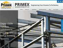 Tablet Screenshot of primexbuildings.com